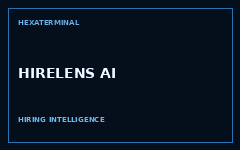 HireLens AI recruitment intelligence cover.